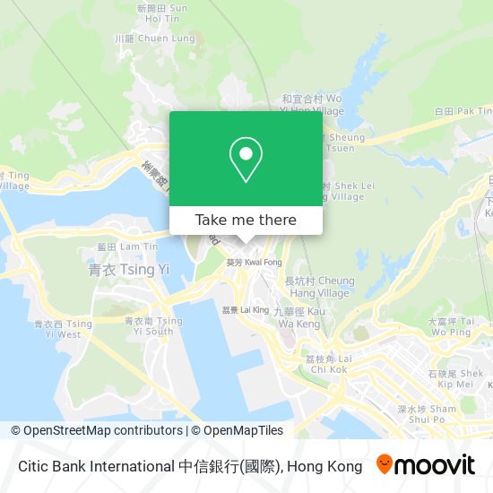 Citic Bank International 中信銀行(國際) map