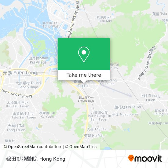 錦田動物醫院 map