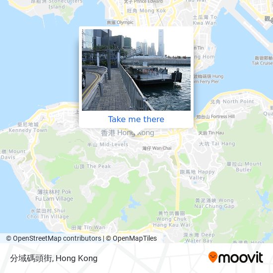 分域碼頭街地圖