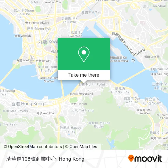 渣華道108號商業中心地圖