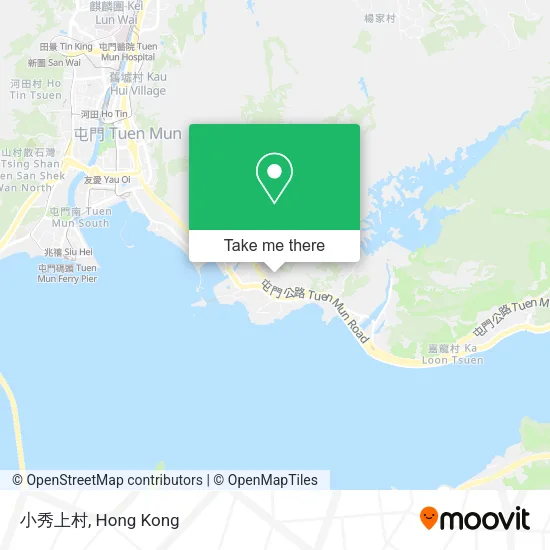小秀上村地圖