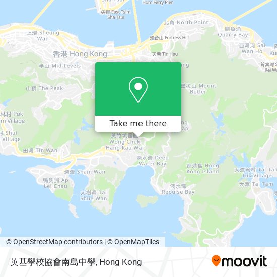 英基學校協會南島中學 map