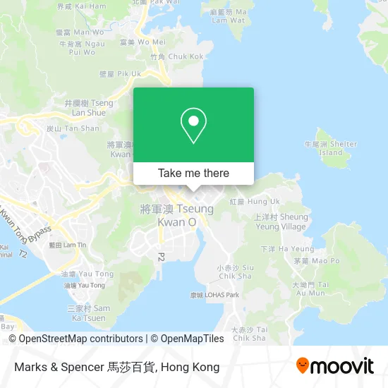 Marks & Spencer 馬莎百貨 map