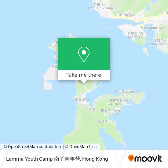 Lamma Youth Camp 南丫青年營 map
