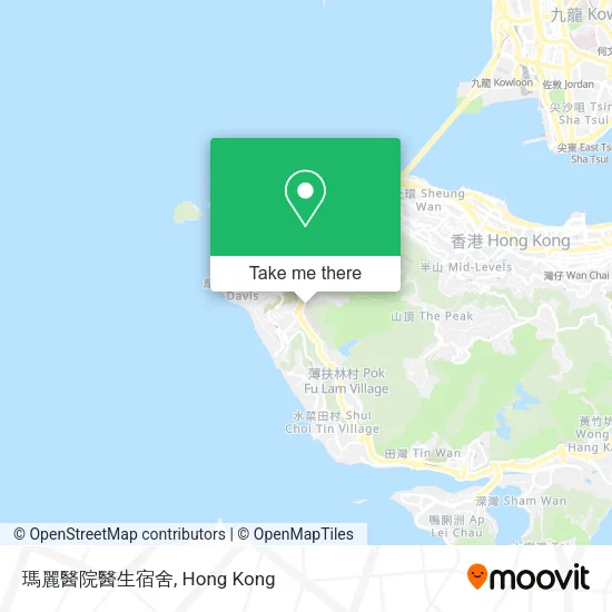 瑪麗醫院醫生宿舍 map
