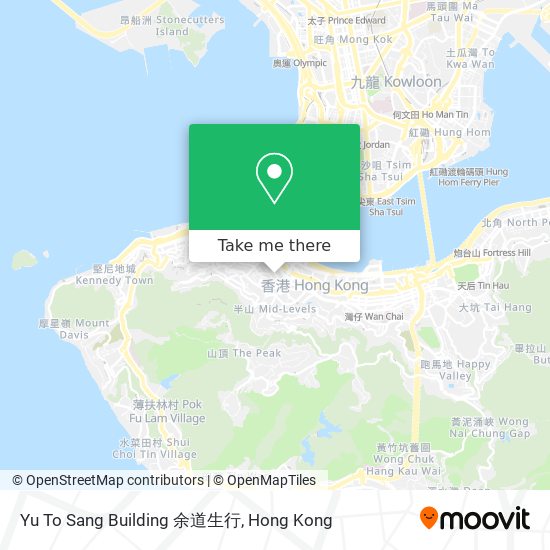 Yu To Sang Building 余道生行 map