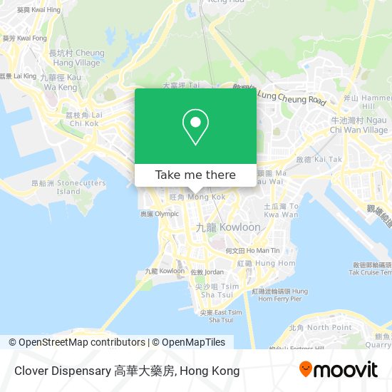 Clover Dispensary 高華大藥房 map