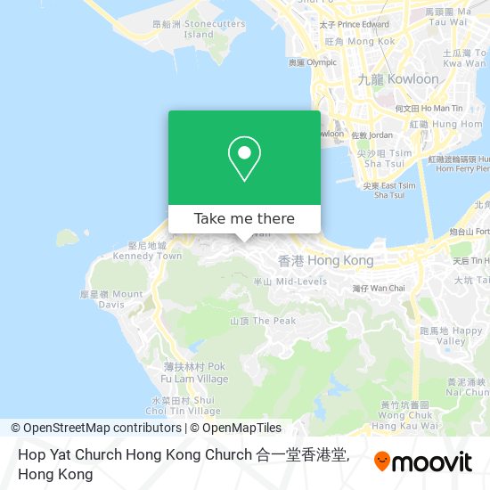 Hop Yat Church Hong Kong Church 合一堂香港堂 map