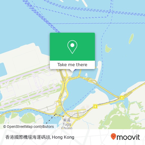 香港國際機場海運碼頭 map