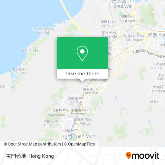 屯門藍地地圖