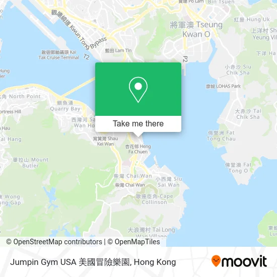 Jumpin Gym USA 美國冒險樂園 map