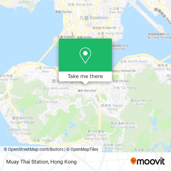 Muay Thai Station map