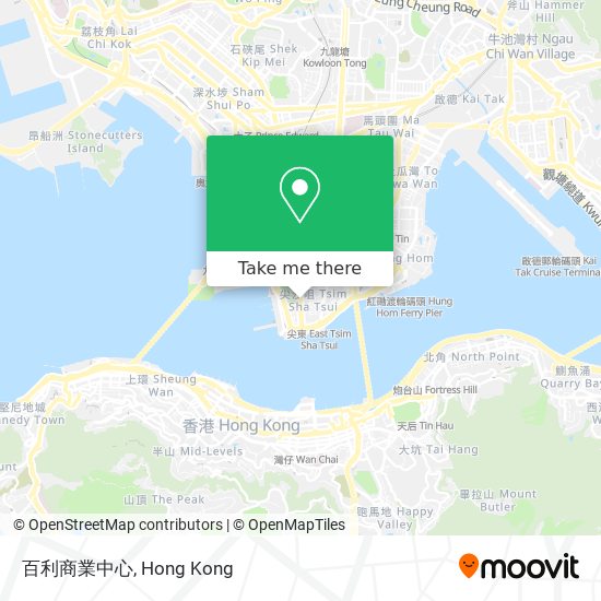 百利商業中心 map