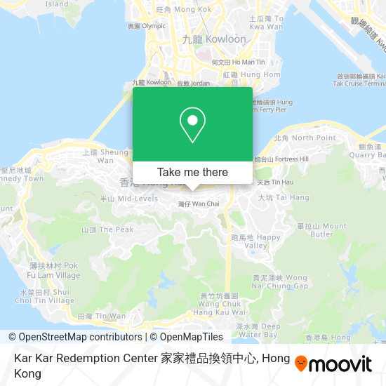 Kar Kar Redemption Center 家家禮品換領中心地圖