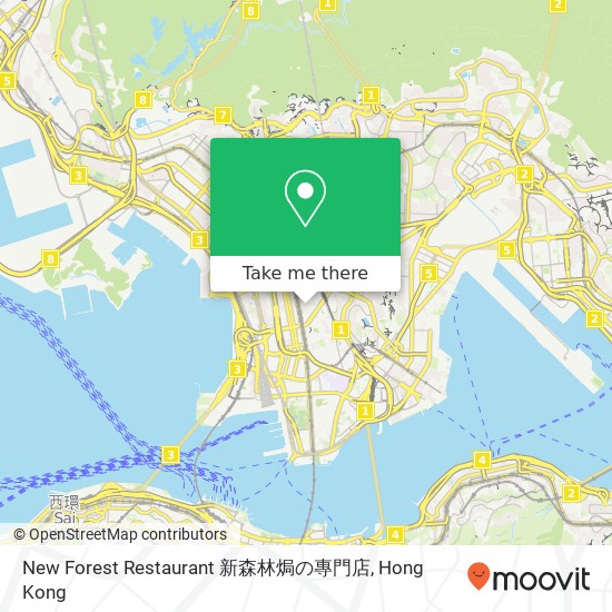 New Forest Restaurant 新森林焗の專門店地圖