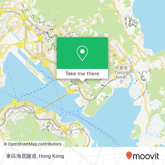 東區海底隧道 map