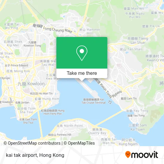 kai tak airport map