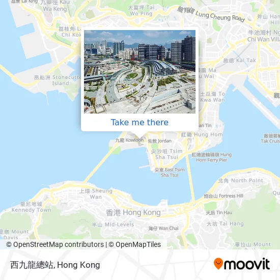 西九龍總站地圖