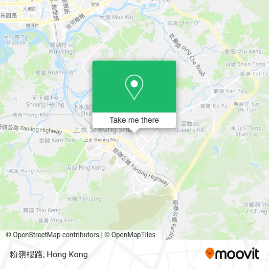 粉嶺樓路 map