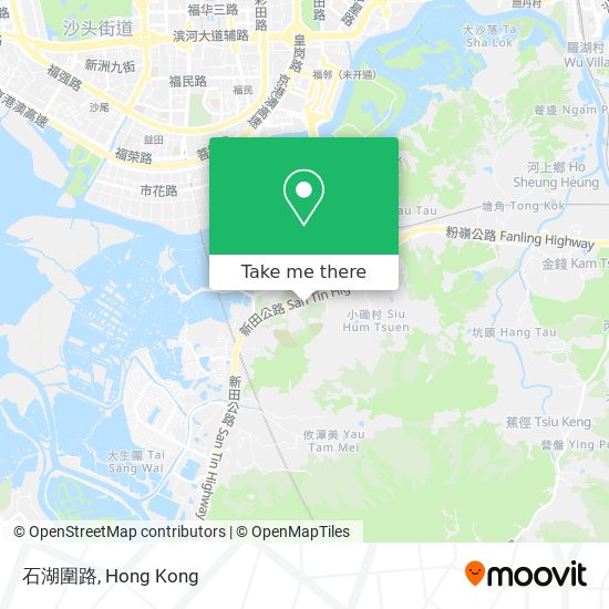 石湖圍路地圖