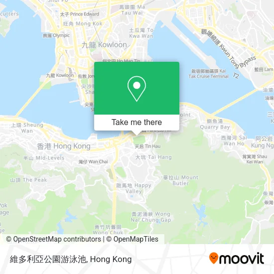 維多利亞公園游泳池 map
