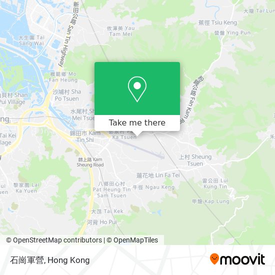 石崗軍營地圖