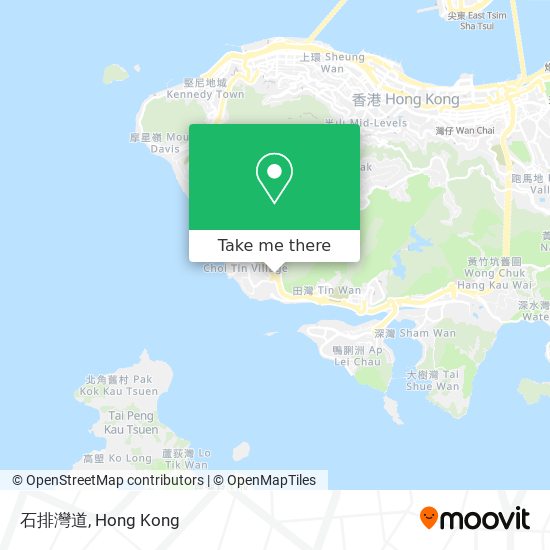 石排灣道 map