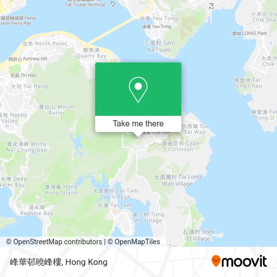峰華邨曉峰樓地圖
