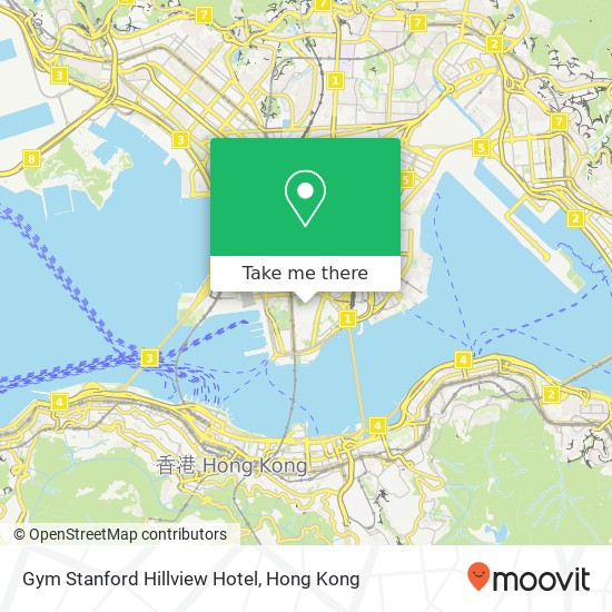 Gym Stanford Hillview Hotel map