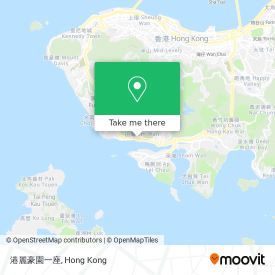 港麗豪園一座地圖