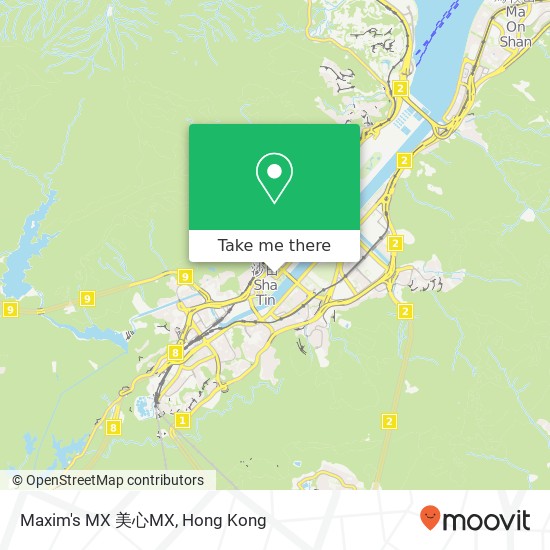 Maxim's MX 美心MX map