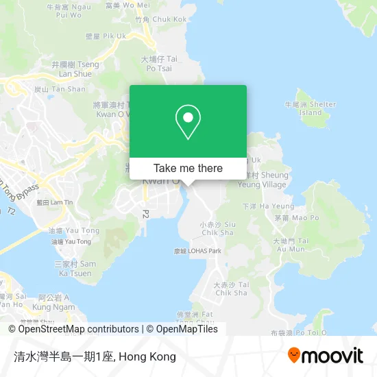 清水灣半島一期1座地圖