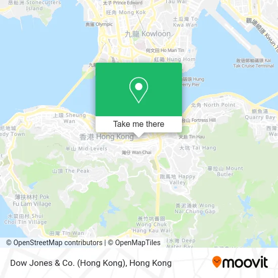 Dow Jones & Co. (Hong Kong) map