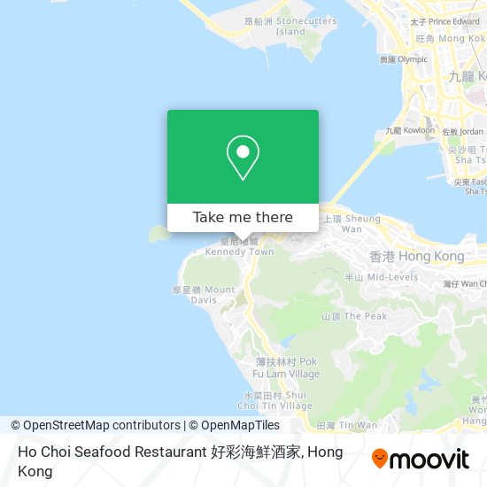 Ho Choi Seafood Restaurant 好彩海鮮酒家地圖