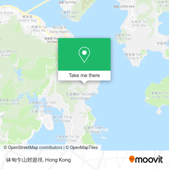 砵甸乍山郊遊徑 map