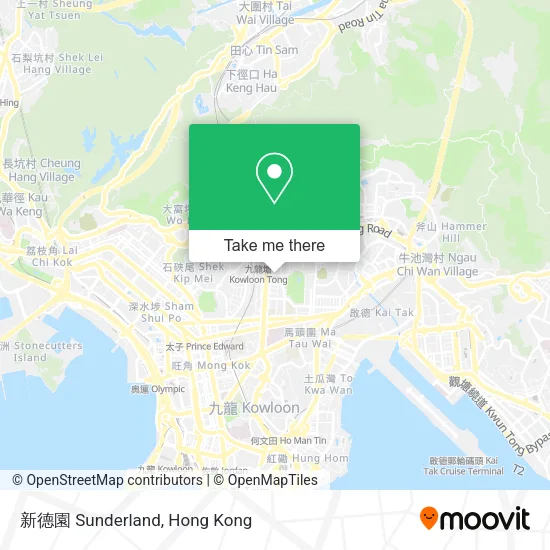 新德園 Sunderland map