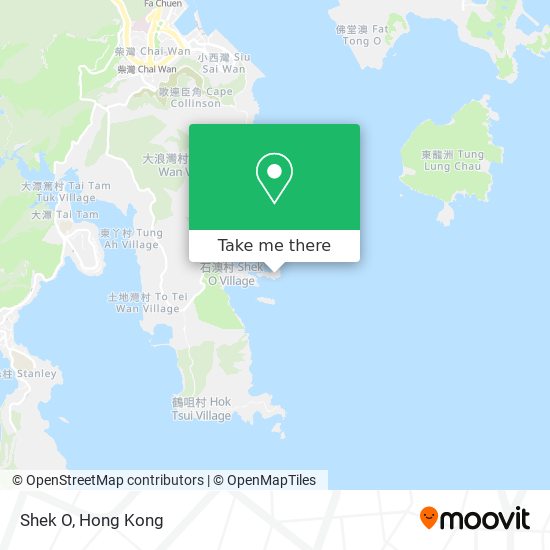 Shek O map