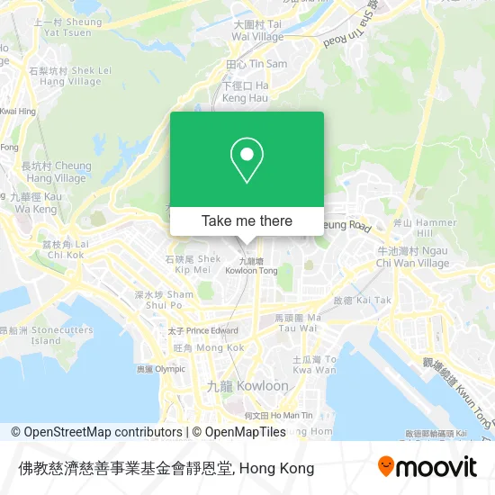 佛教慈濟慈善事業基金會靜恩堂地圖