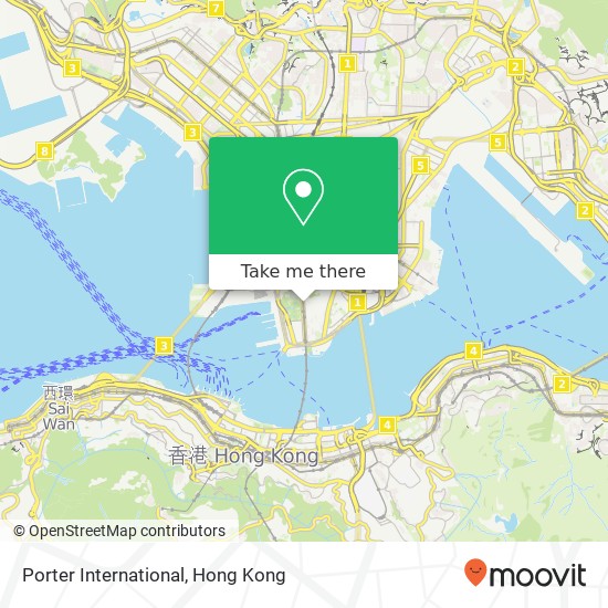 Porter International map