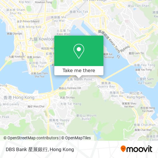 DBS Bank 星展銀行 map