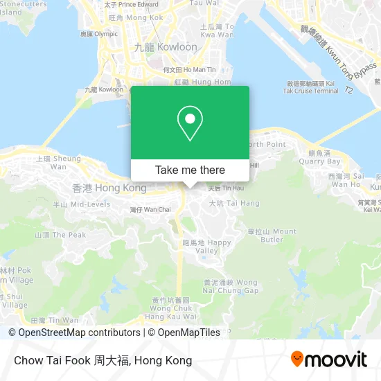Chow Tai Fook 周大福地圖