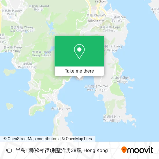 紅山半島1期(松柏徑)別墅洋房38座 map