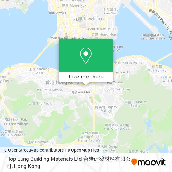 Hop Lung Building Materials Ltd 合隆建築材料有限公司地圖