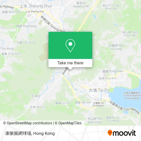 康樂園網球場地圖