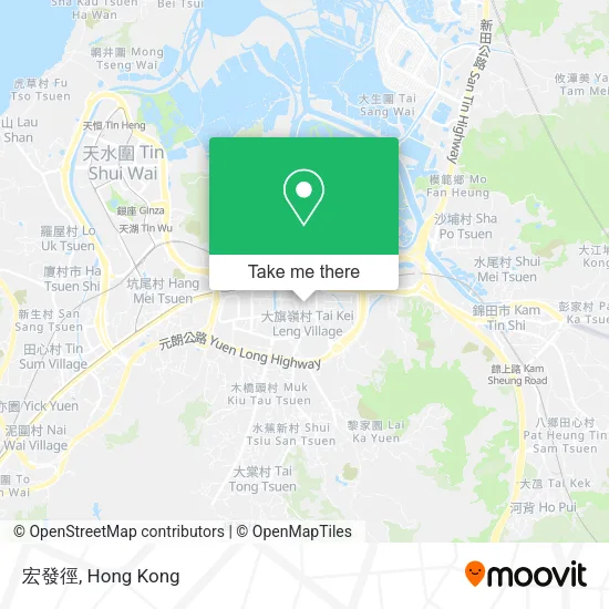 宏發徑地圖