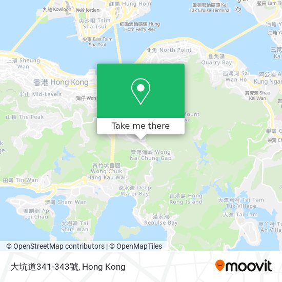 大坑道341-343號地圖