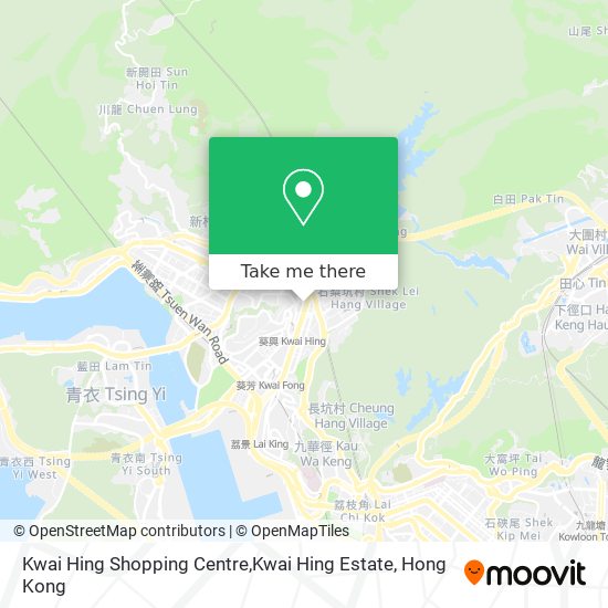 Kwai Hing Shopping Centre,Kwai Hing Estate map