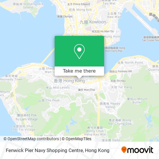 Fenwick Pier Navy Shopping Centre map