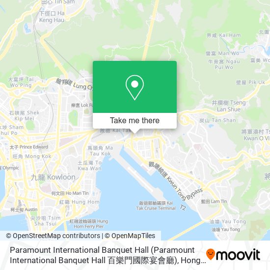 Paramount International Banquet Hall map