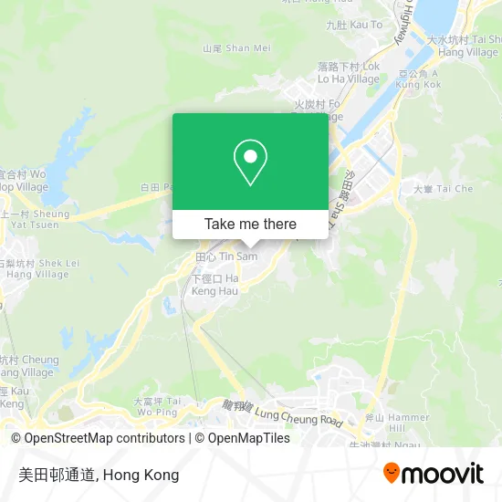 美田邨通道地圖